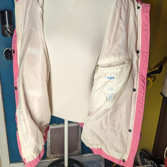 Vintage Pink FarWest XL Spring Jacket with Hide-a-Way Hood - Picture 9 of 9